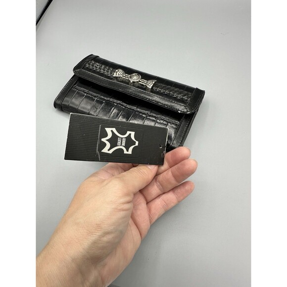 MC (Marc Chantal) Black crocodile wallet New With Tags - Picture 3 of 6